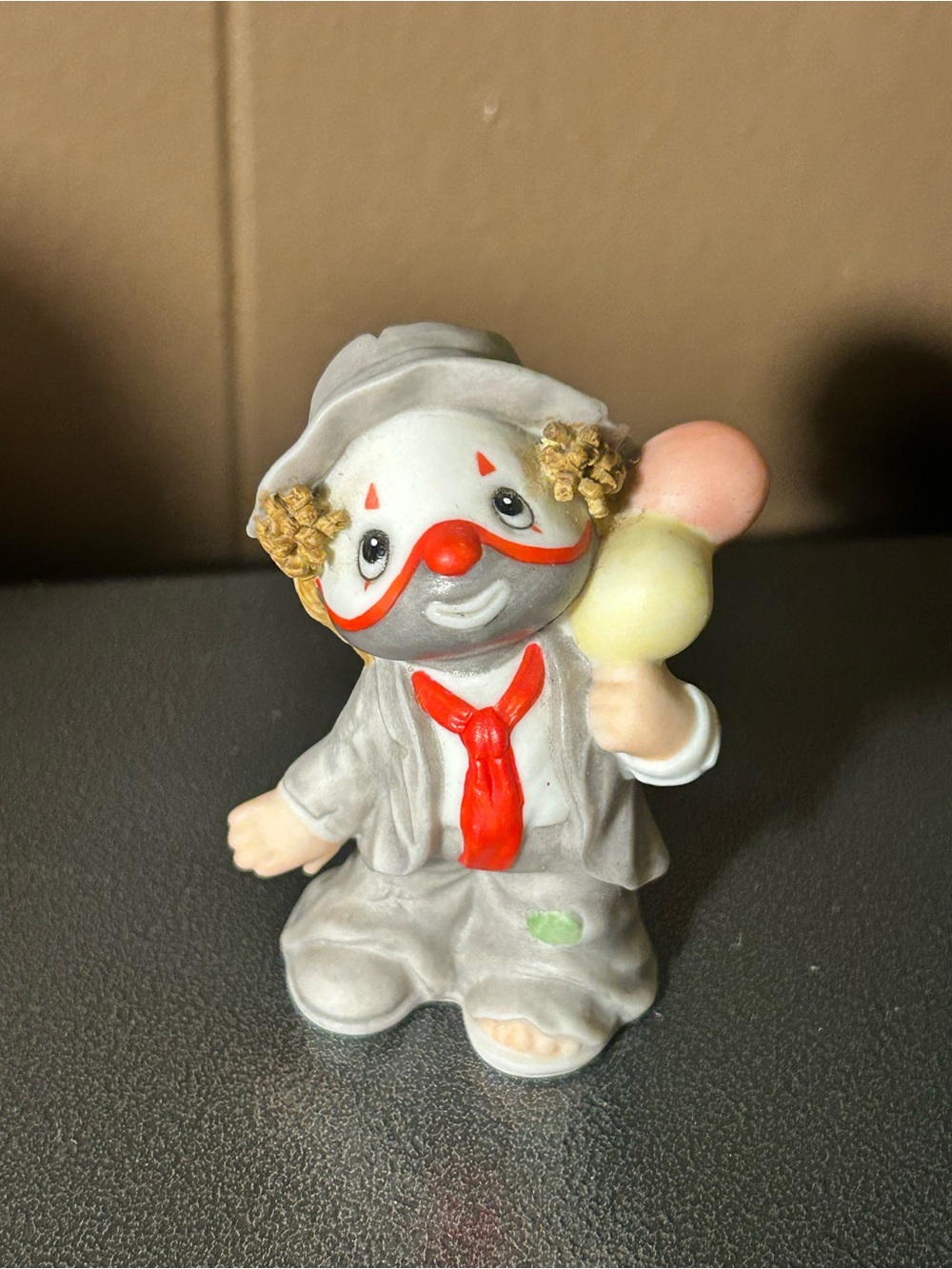 Vintage Enesco Lil Vagabond Clown with Balloons